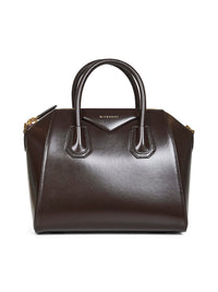 Chocolate Antigona small handbag