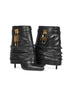 Stivaletti Shark Lock Stiletto in nappa nera