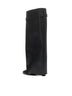 Stivali Shark Lock in pelle nera