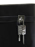 Stivali Shark Lock in pelle nera