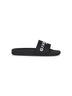 Sandali piatti GIVENCHY PARIS in gomma nera