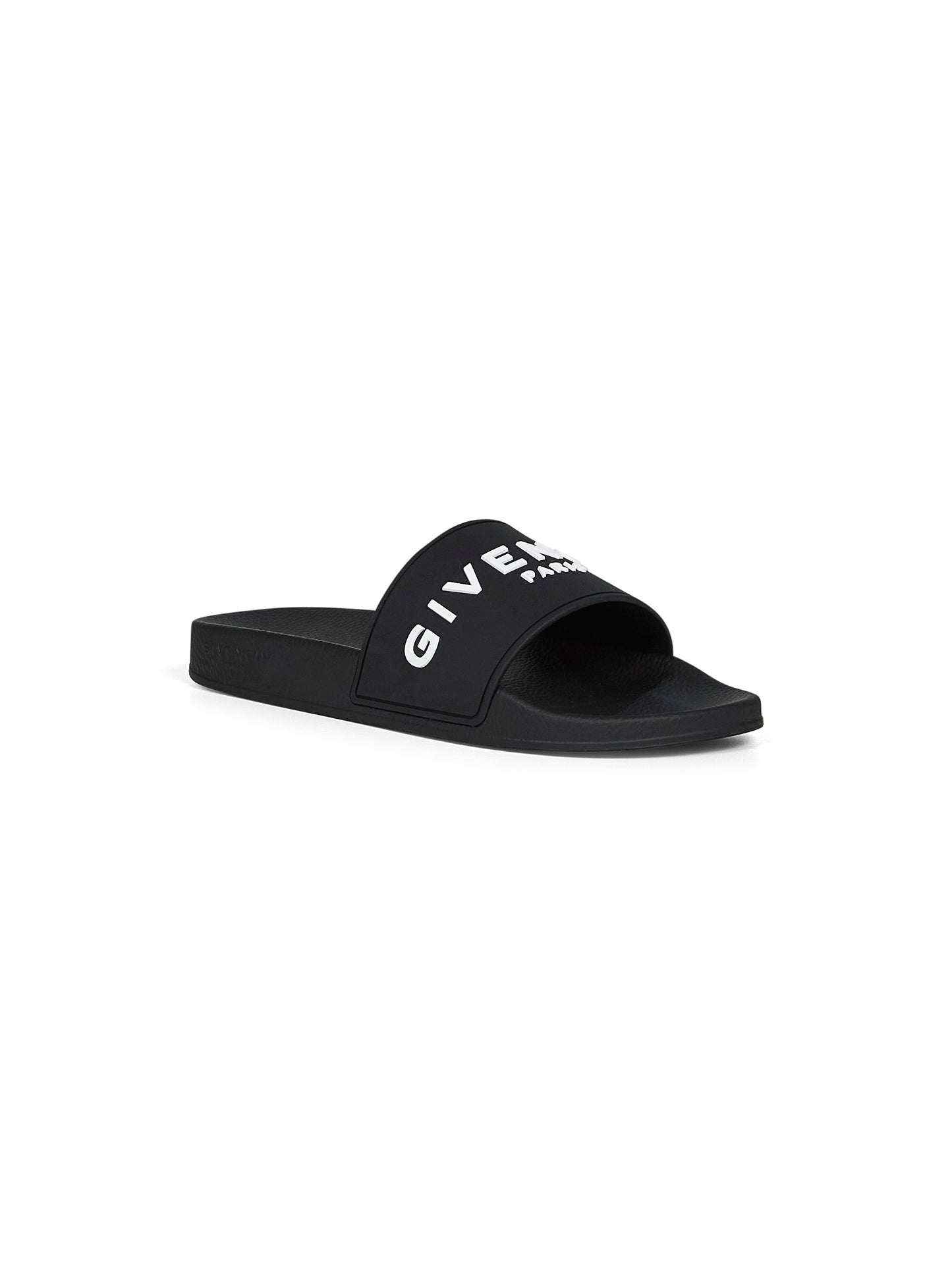Sandali piatti GIVENCHY PARIS in gomma nera