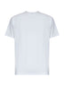 T-shirt girocollo in jersey di cotone bianco