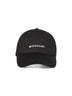 Berretto in tela nera con ricamo GIVENCHY