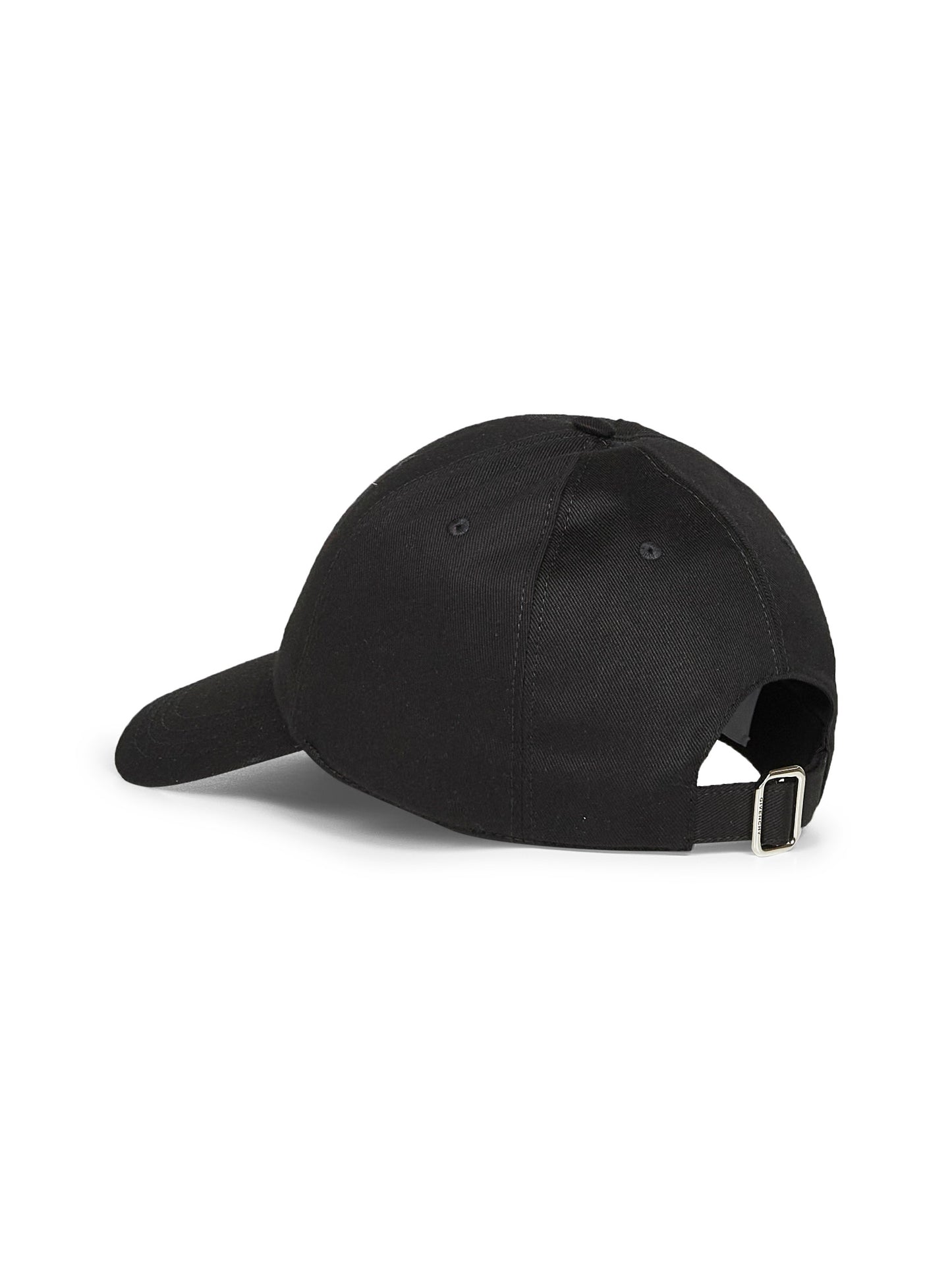 Berretto in tela nera con ricamo GIVENCHY