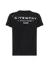 T-shirt girocollo in jersey di cotone nero