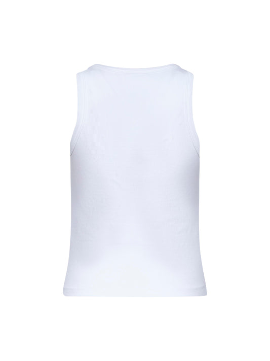 Canotta in cotone stampa GIVENCHY Stamp bianca