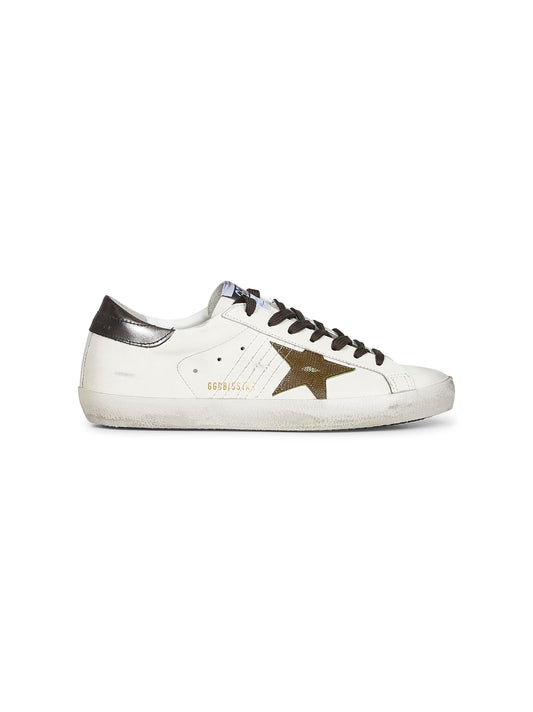 White leather Super-Star sneakers