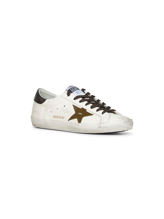 White leather Super-Star sneakers