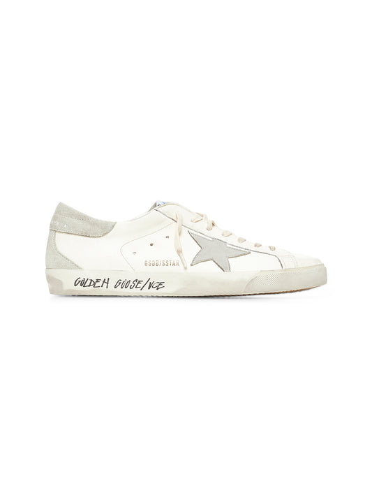 White leather Super-Star sneakers