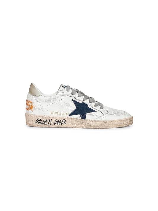 White leather Ball Star sneakers