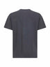 T-shirt girocollo "Golden" in cotone grigio