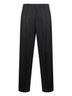 Black virgin wool joggins trousers