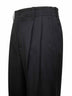 Black virgin wool joggins trousers