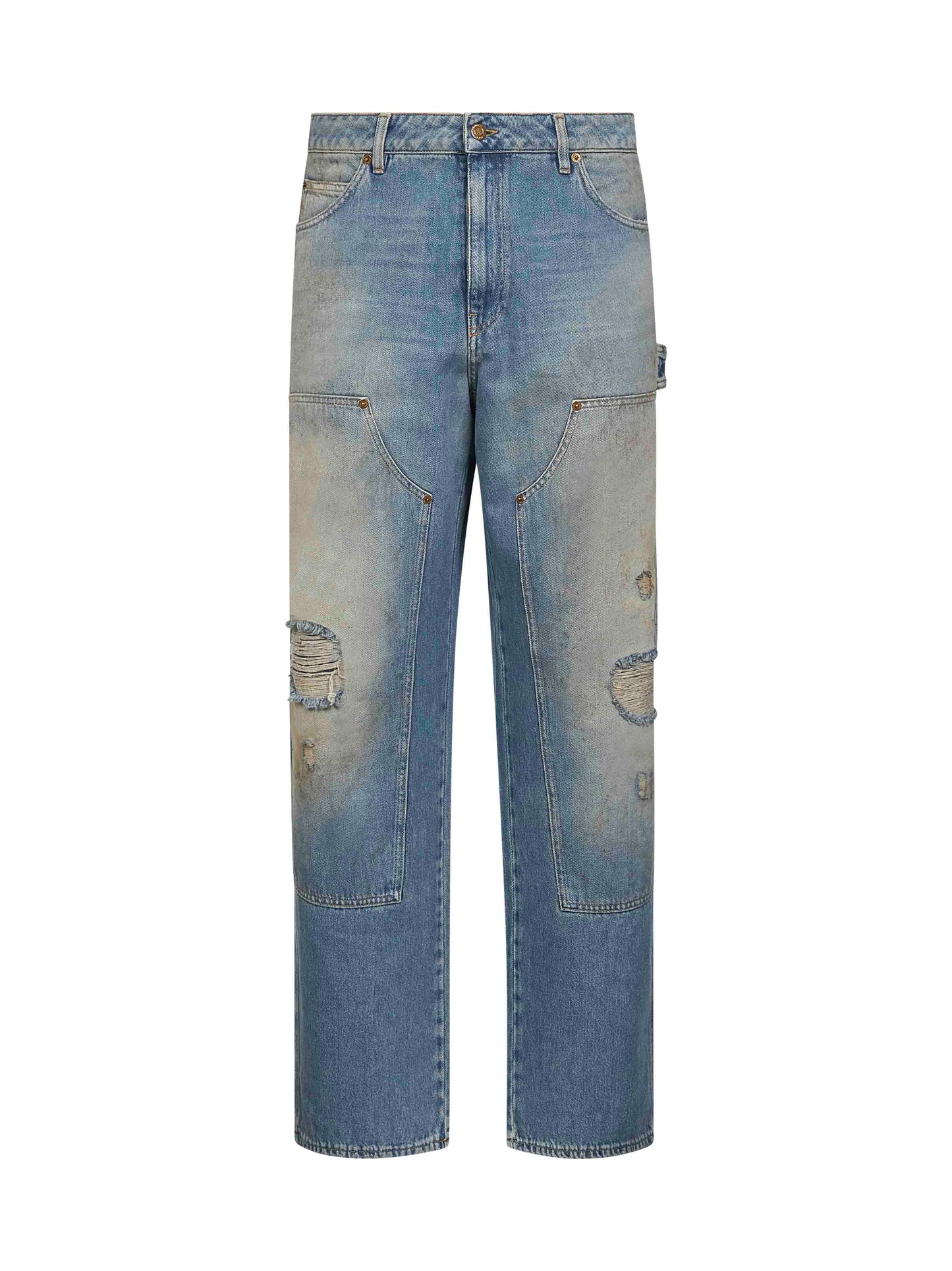Jeans Journey in denim di cotone azzurro