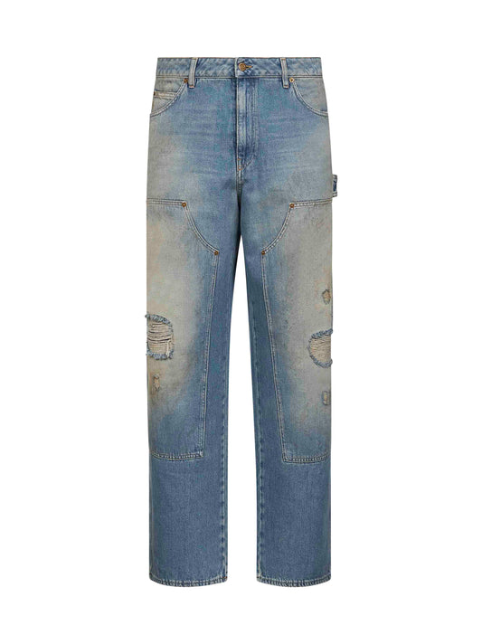 Jeans Journey in denim di cotone azzurro