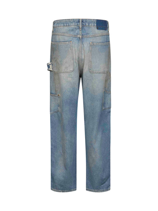 Jeans Journey in denim di cotone azzurro
