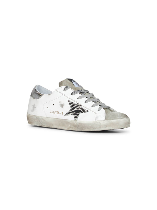 White leather Super-Star sneakers