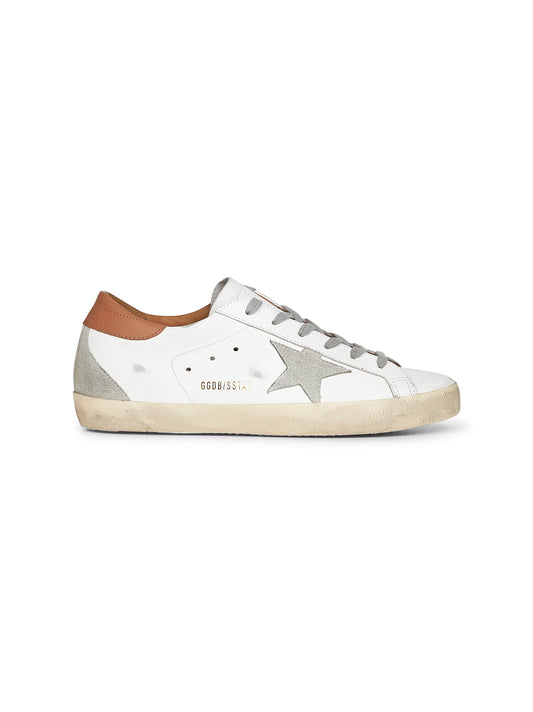 White leather Super-Star sneakers