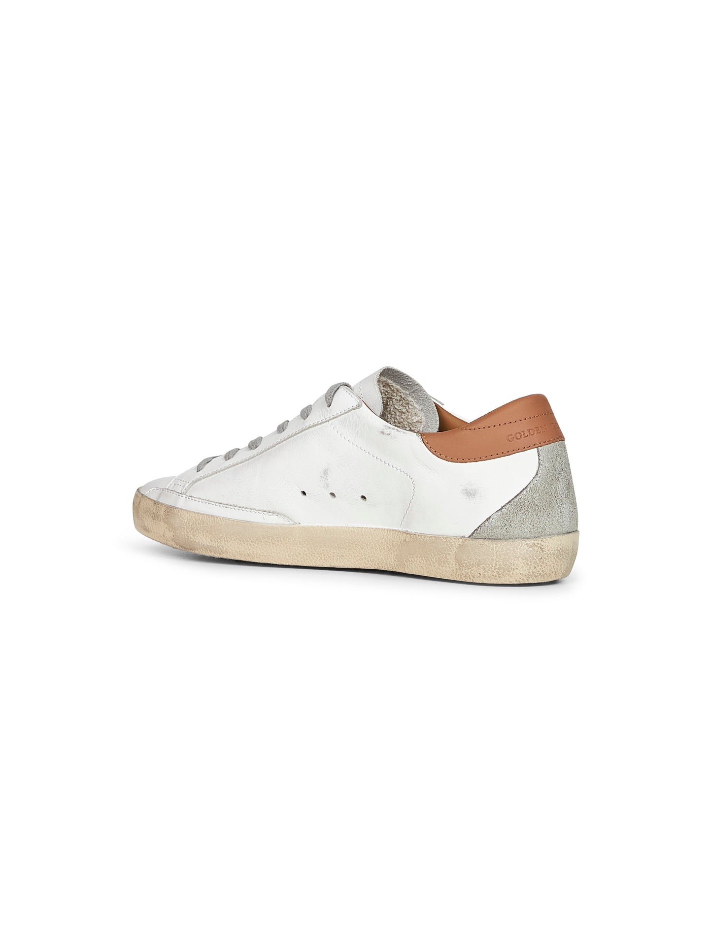 White leather Super-Star sneakers