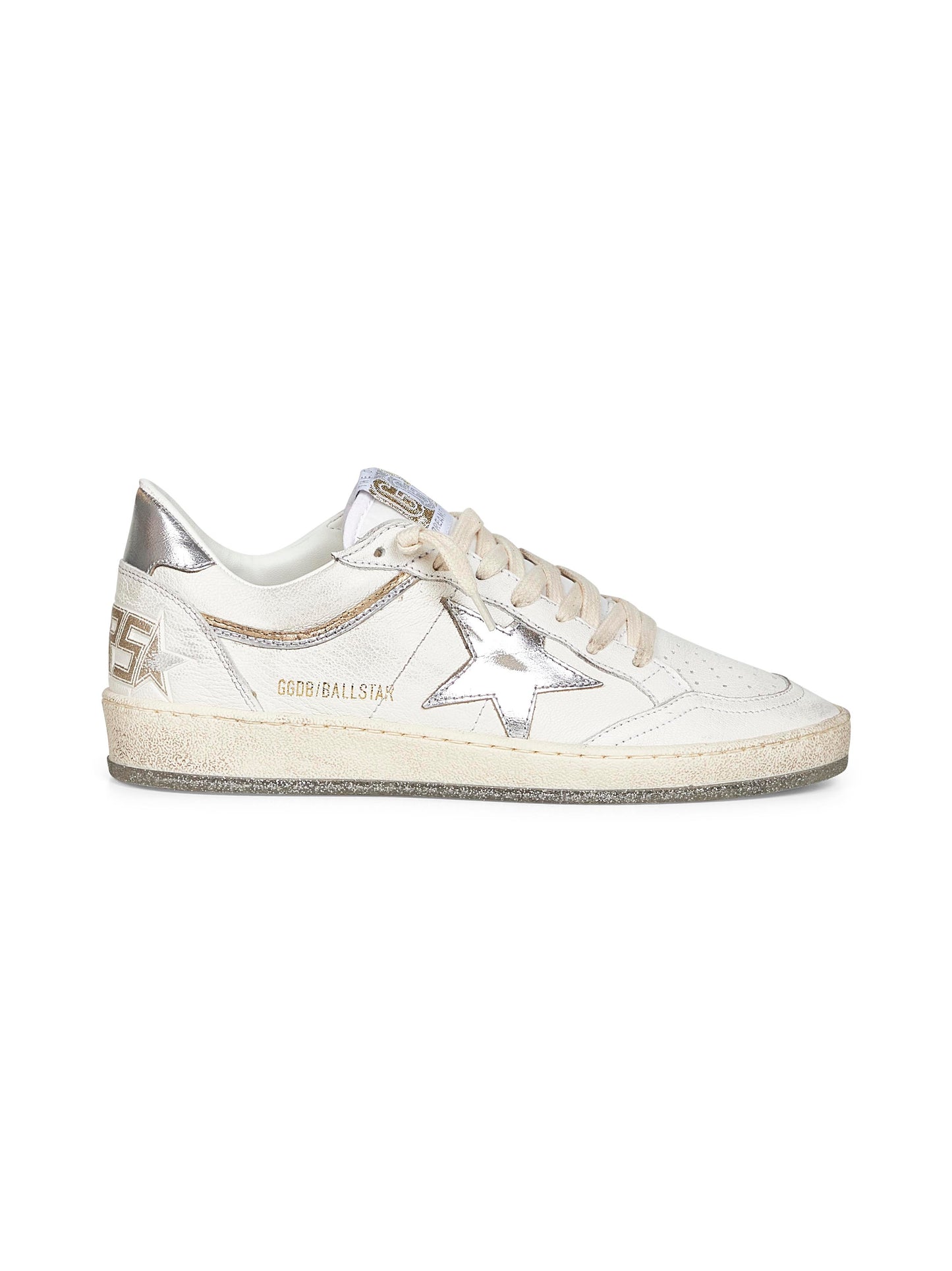 White leather Ball Star sneakers