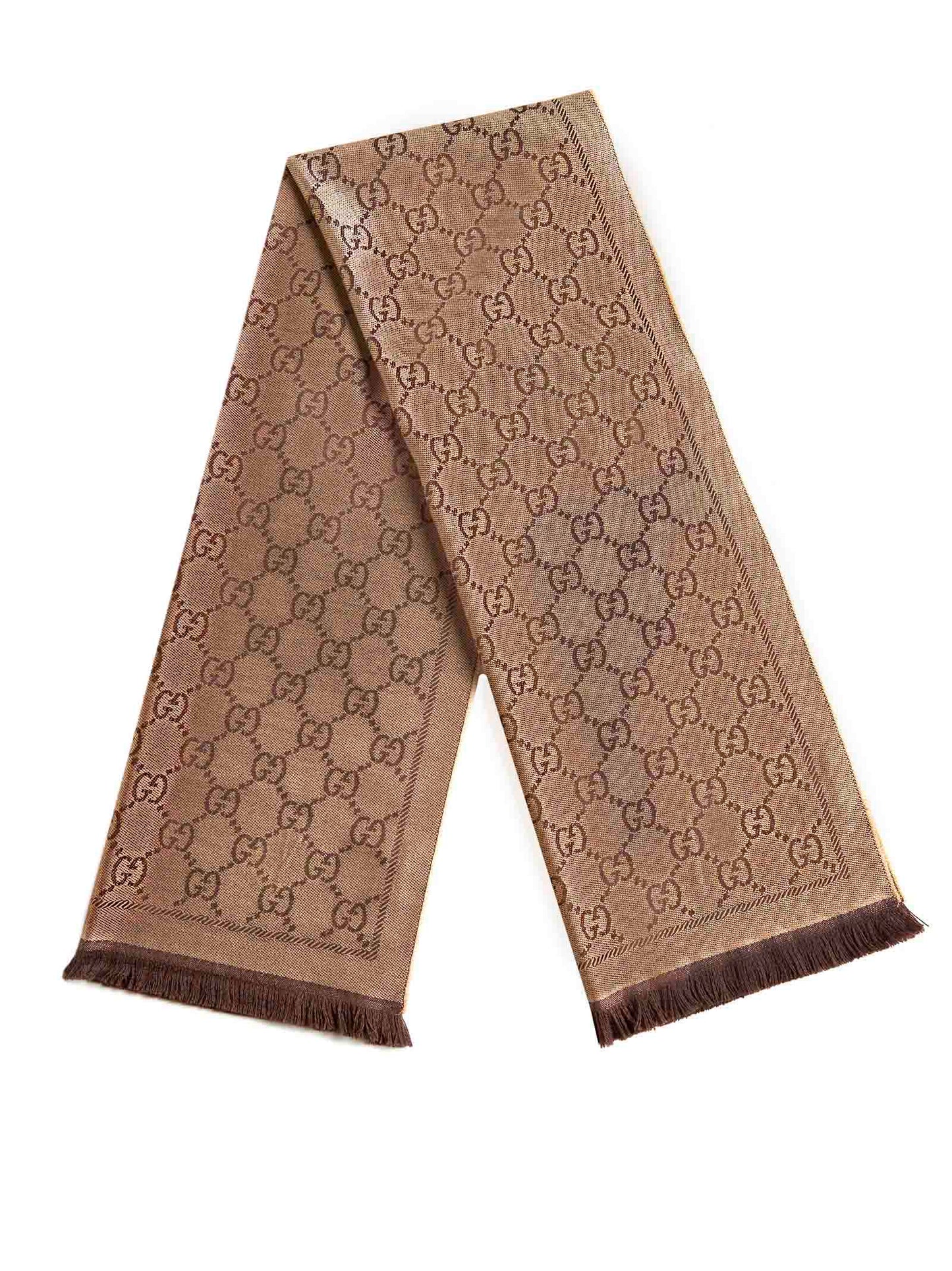 GG wool scarf