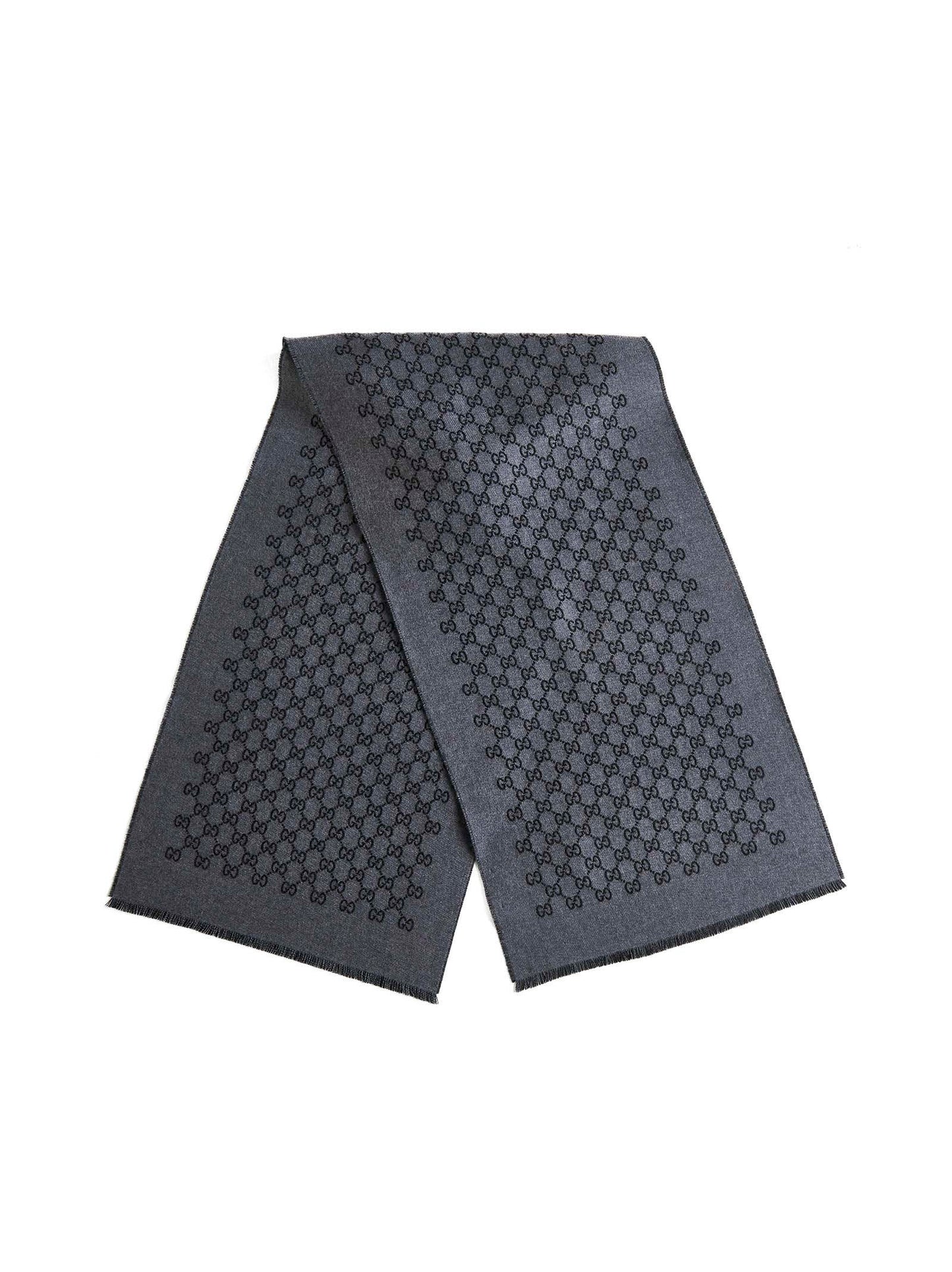 GG Jacquard Wool Scarf