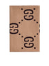 Sciarpa in lana e seta con motivo GG jacquard