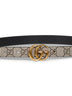 Cintura sottile reversibile GG Marmont