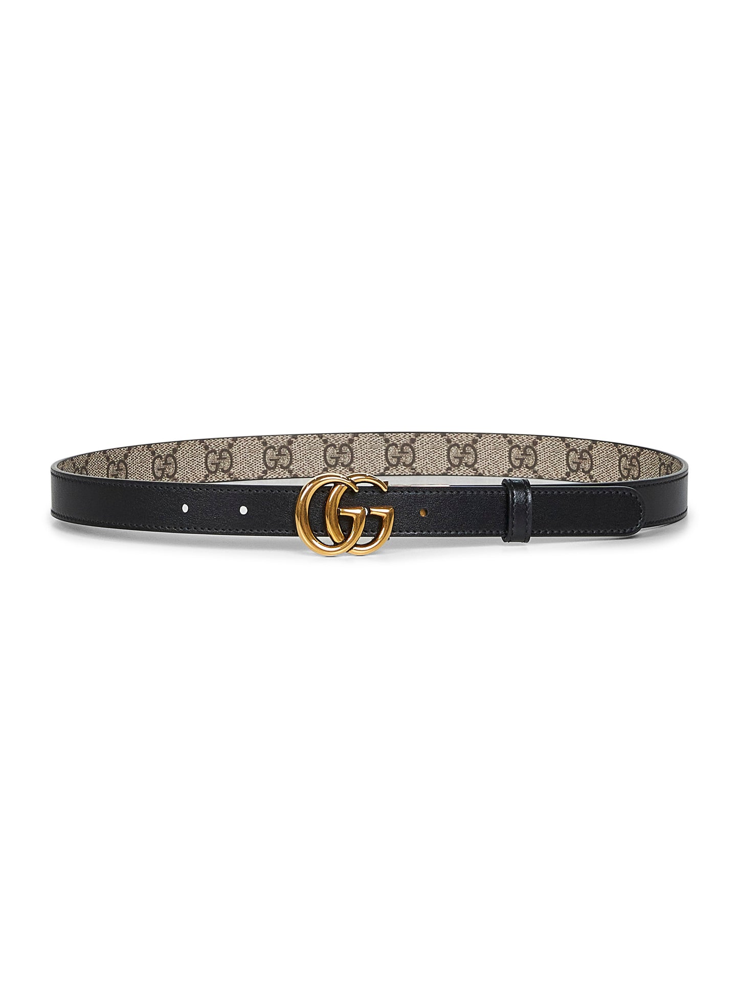 Cintura sottile reversibile GG Marmont
