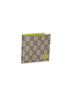 Portafoglio bi-fold GG beige