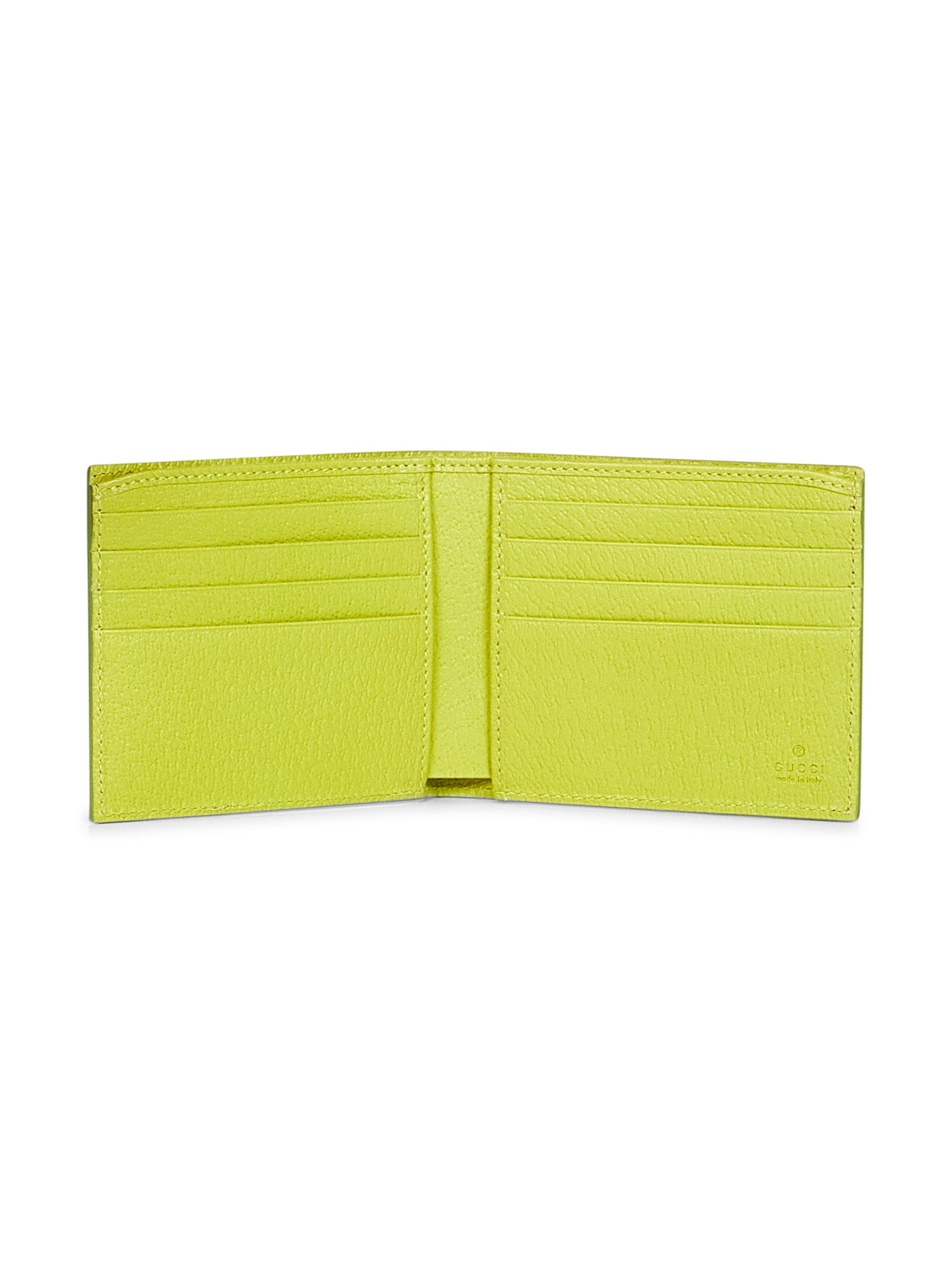 Portafoglio bi-fold GG beige