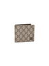 Beige GG bi-fold wallet