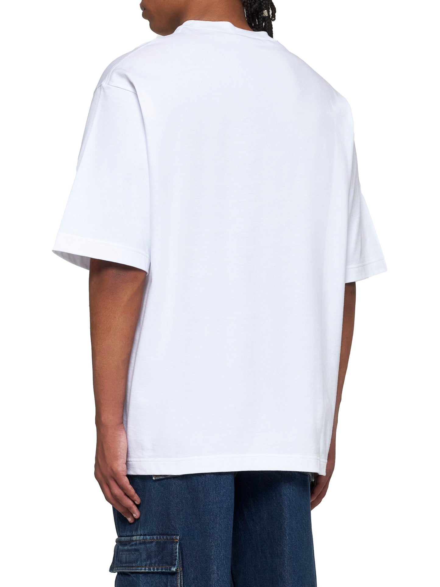 T-shirt in jersey di cotone con stampa