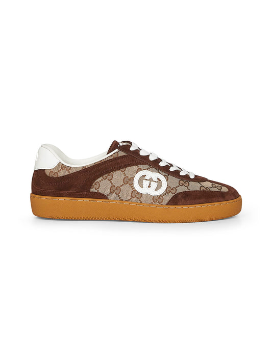 Brown suede G75 sneakers