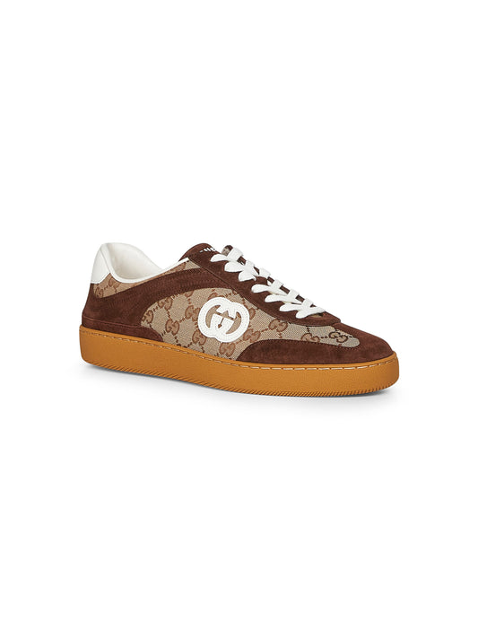 Brown suede G75 sneakers