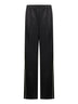 Black GG jacquard viscose blend trousers