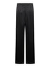 Black GG jacquard viscose blend trousers