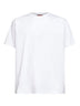 T-shirt in jersey di cotone bianco con ricamo