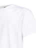 T-shirt in jersey di cotone bianco con ricamo