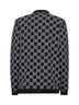 Cardigan reversibile in jacquard di lana GG