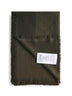 Scialle in lana e seta GG jacquard verde