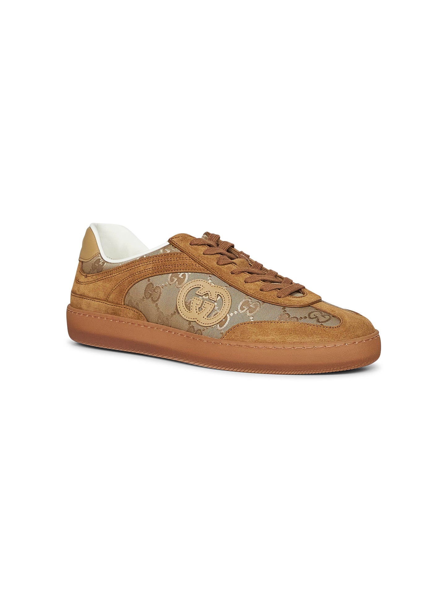 Sneakers G75 in pelle scamosciata beige