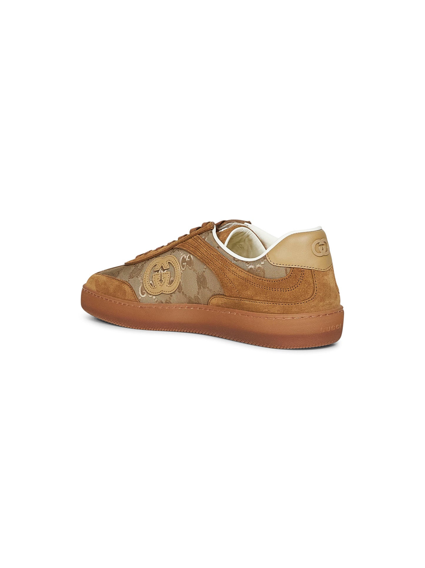 Sneakers G75 in pelle scamosciata beige