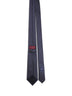Blue GG silk jacquard tie