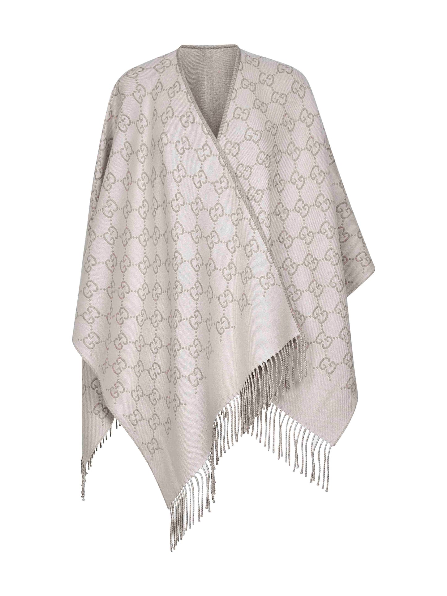Off-white GG wool jacquard cape