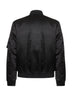 Bomber in nylon nero