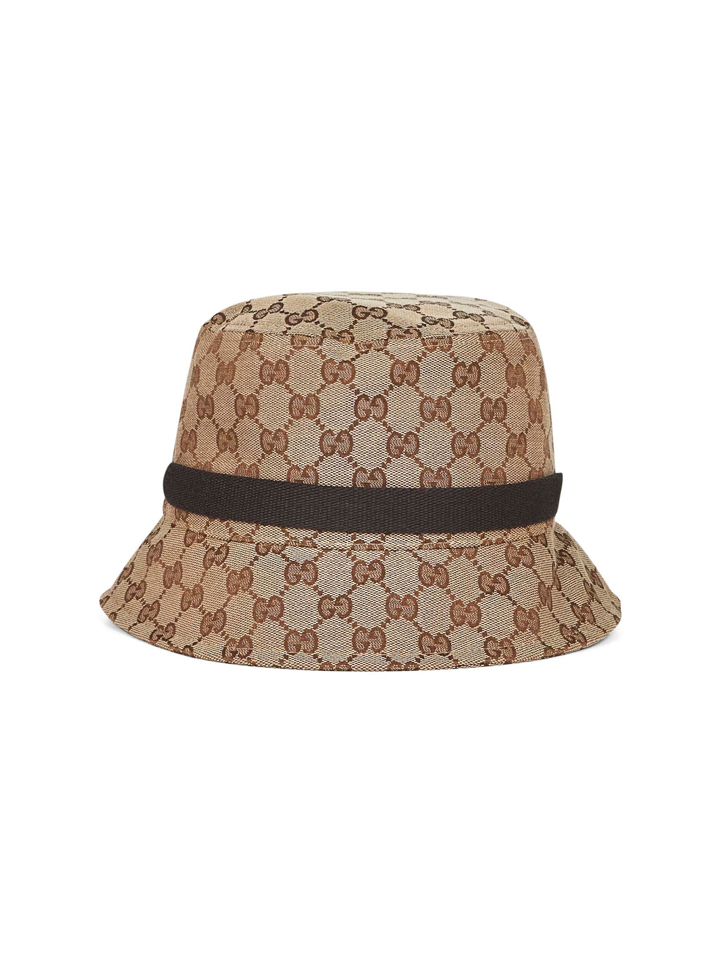 Cappello a secchiello in tela GG con laccetto