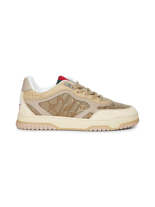 Beige Gucci Re-Web sneakers