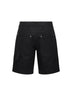 Shorts in denim di cotone GG jacquard nero